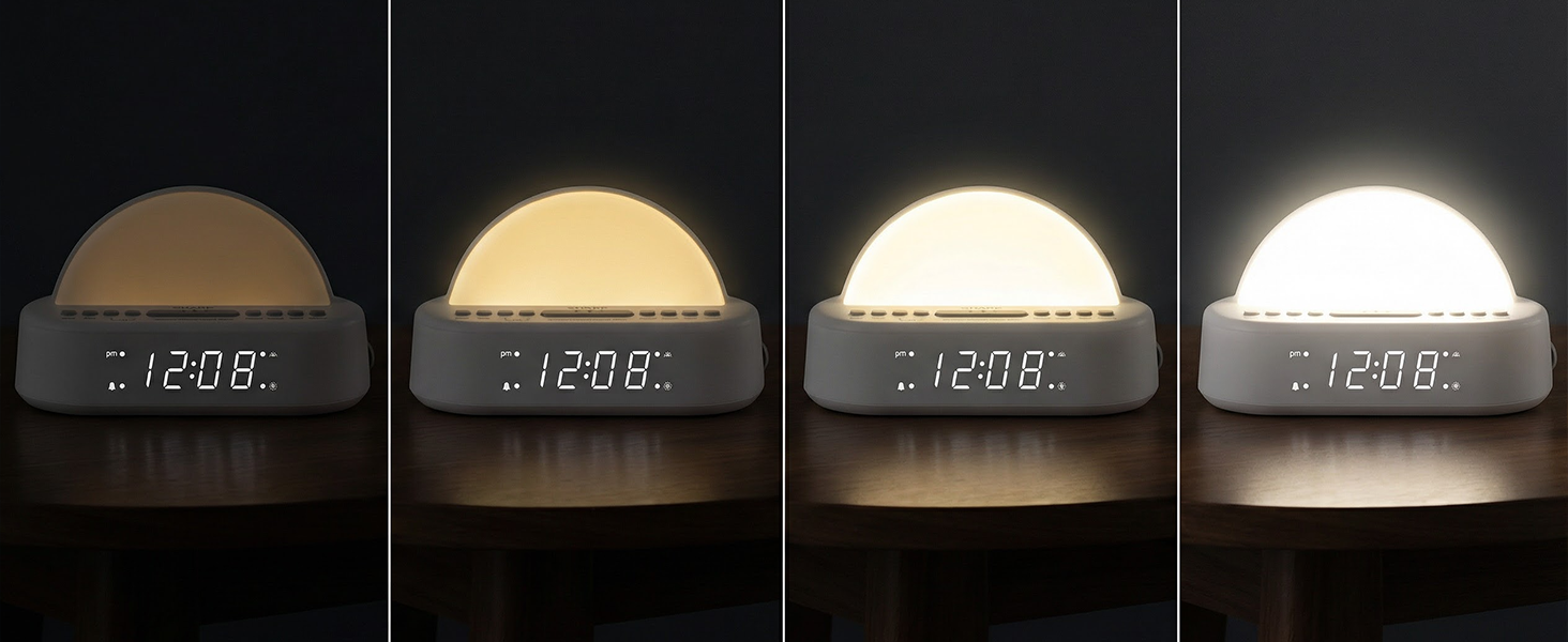 sunrise simulation for natural sleep and awake