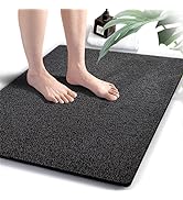 Shower Mats Non Slip Without Suction Cups, 23.6×34.6 Inch, Bath Mat for Textured Tub Surface, Loo...