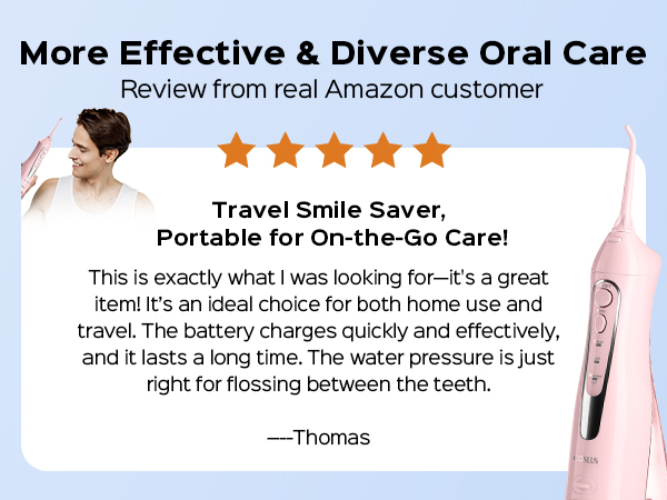 Selección de dientes dentales Flosser de agua Keep your teeth clean