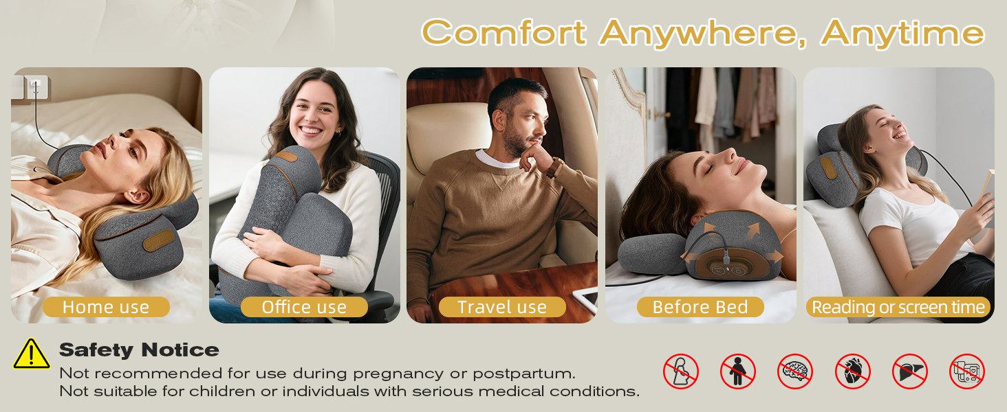 3 in 1 neck massage pillow