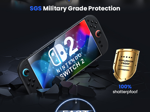 for switch 2 screen protector