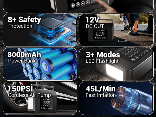 battery jumper starter portable