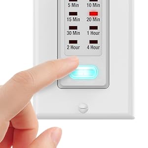 night light button