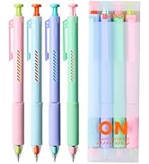 Kaco ON Gel Ink Pen 4 Pieces Creative Energy Cut-Out Window Design ZeroShake Core Technology for ...