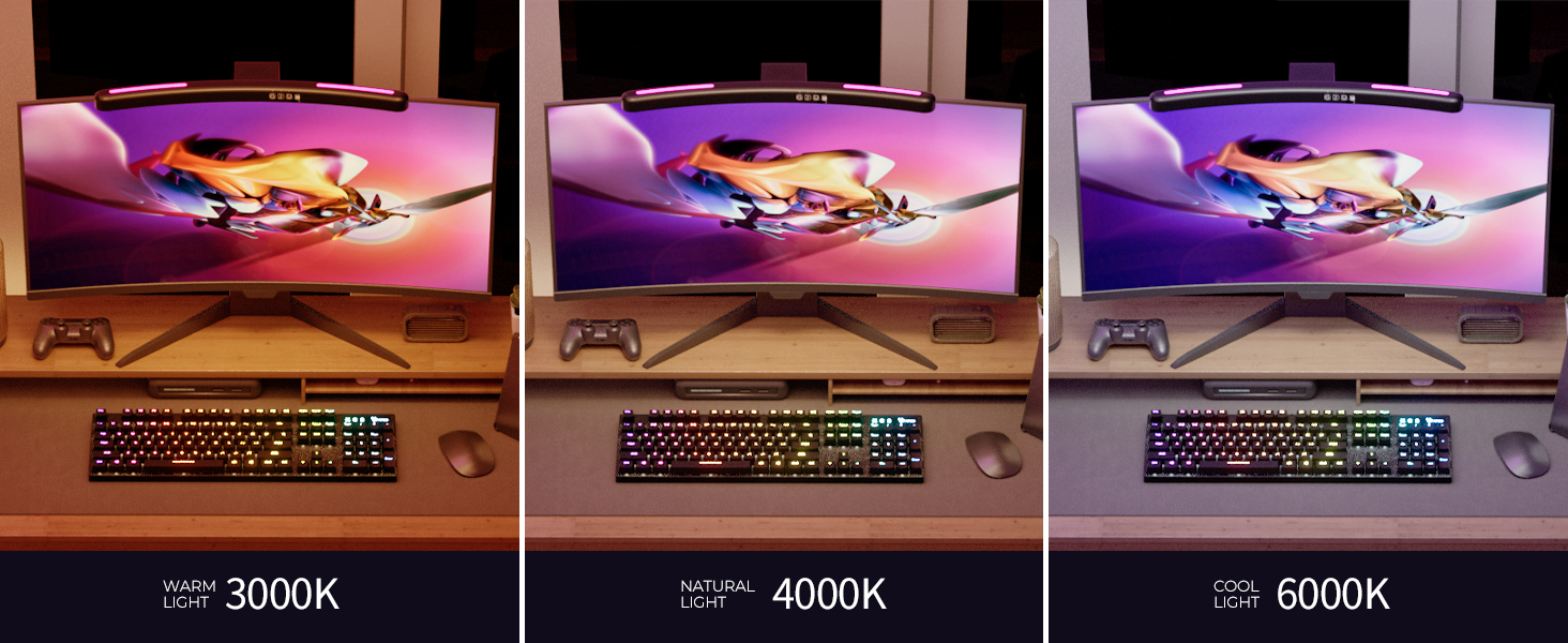 Curved Monitor Light Bar