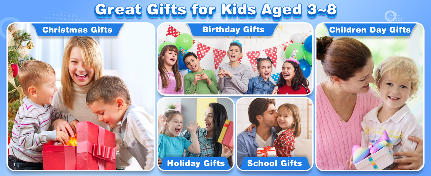 Kids Smart Phone Toys for Girls Ages 3-7 with Dual Camera - Toddler Phone Toys