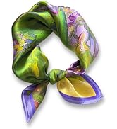 PoeticEHome 100% Mulberry Silk Neck Scarf 21
