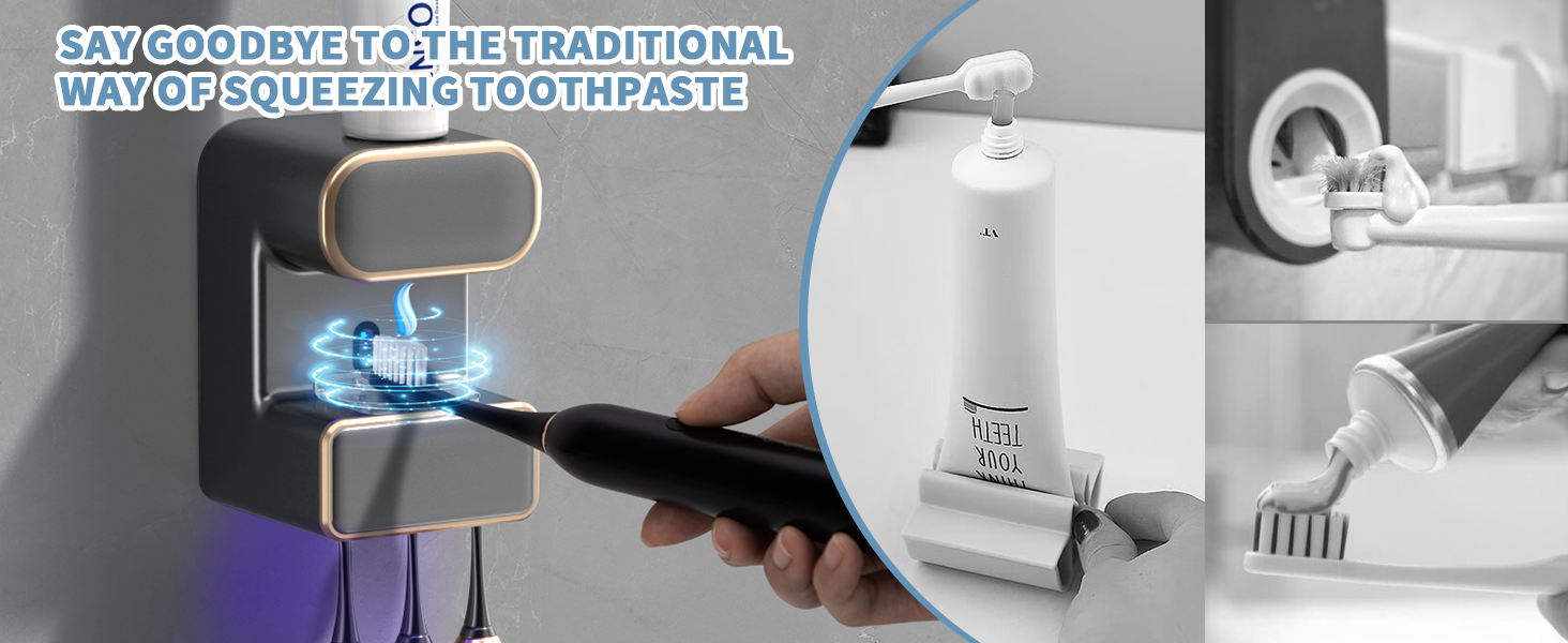 automatic toothpaste dispenser wall mounted