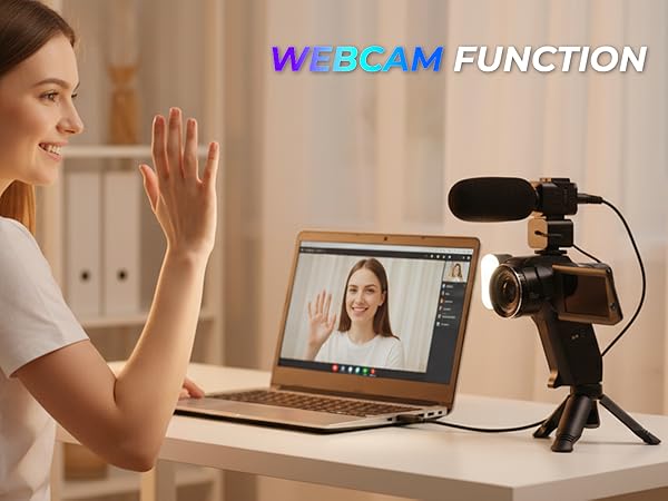 8k digital camcorder video camera webcam function