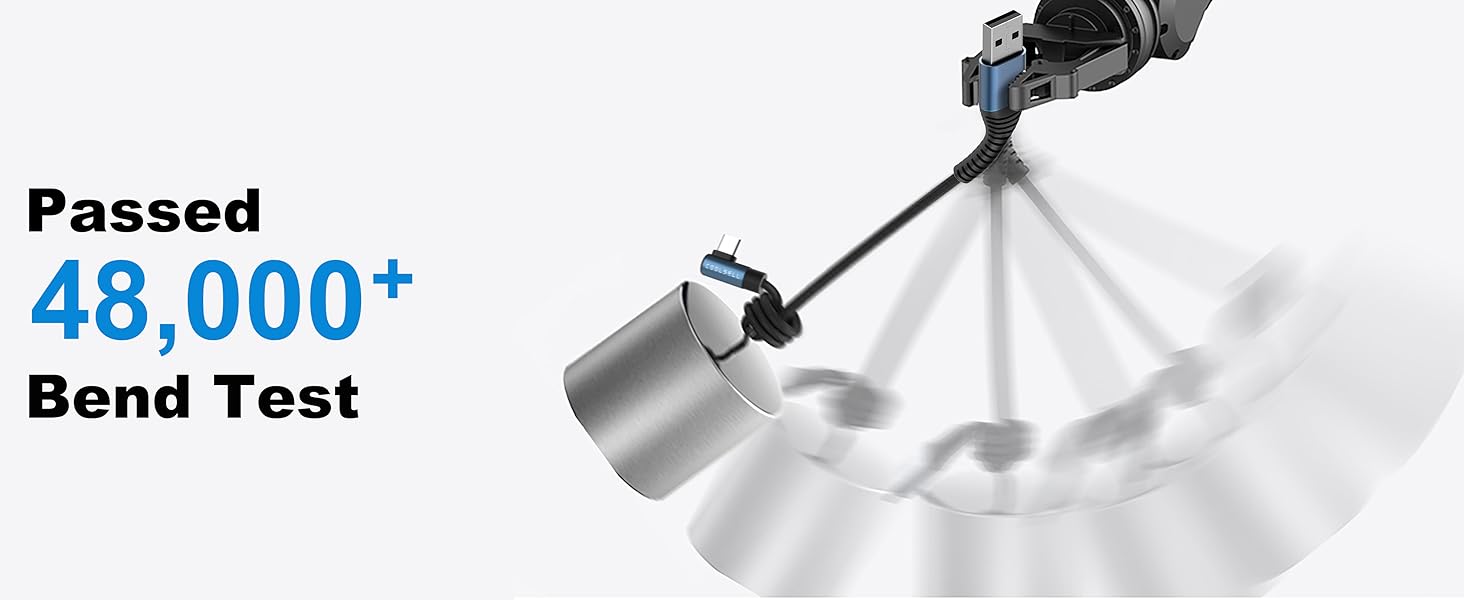 usb c right angle cable short