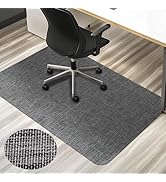 AiBOB Office Chair Mat for Hardwood Floor &amp; Tile Floor, 53" x 45"Heavy Duty Computer&amp;Desk Chair M...