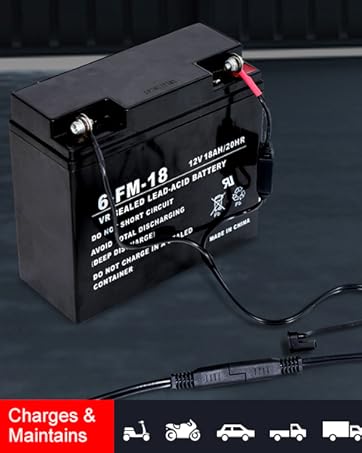 Fused Ring Terminal Harness Quick Connect Extention Cord for Battery ChargerMaintainer