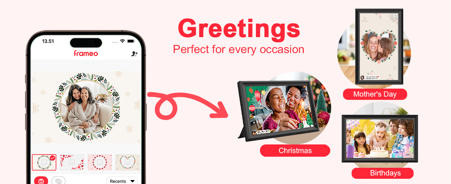 15.6inch FRAMEO Digital Photo Frame Digital Picture Frame