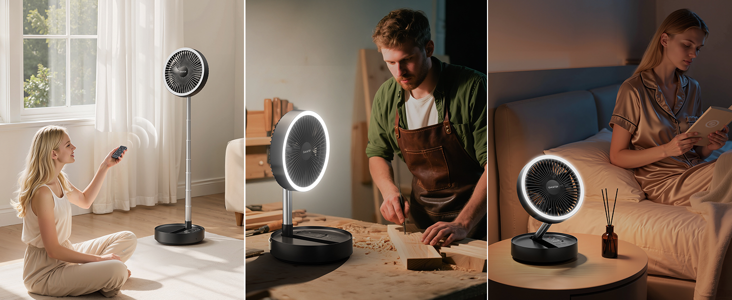 camping fans for tents travel fans portable pedestal fan oscillating abanico portatil recargable