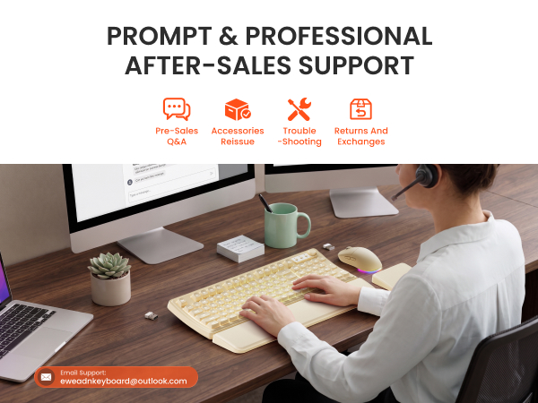 wireless keyboard and mouse combo with ergonomic wrist rest