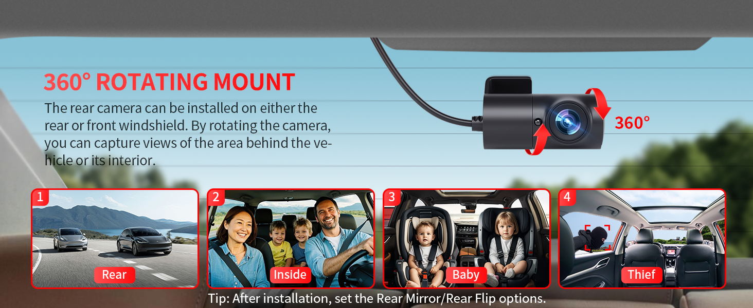 Dash Cam Front and Rear