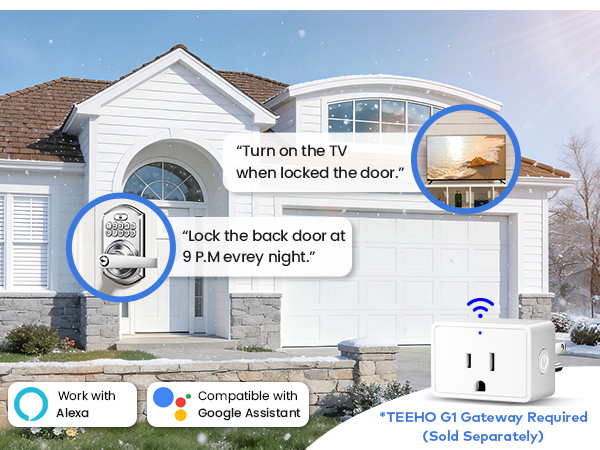 Smart home system requires TEEHO G1 gateway