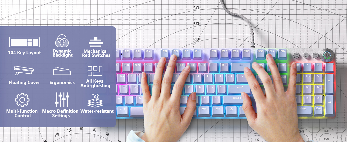 one handed gaming keyboard