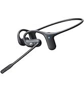FXWONTY Open Ear Headphones with Mic, Bluetooth 5.4 Headset with Noise Cancelling Microphone, Ope...