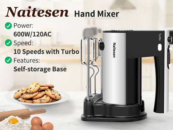 600W Electric Hand Mixer