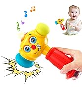 VATOS Baby Toys for 1 Year Old Baby - Toys for 12 to 18 Months up, Light&amp; Musical Hammer Toy | In...