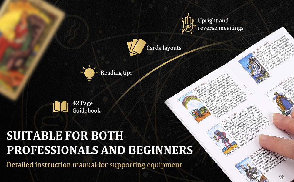 tarot decks with guidebook tarot card deck tarrot cards beginner tarot deck