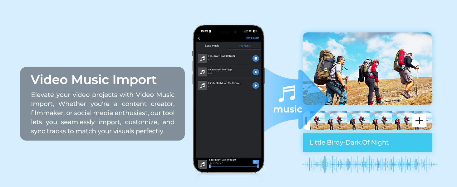Video Music Import