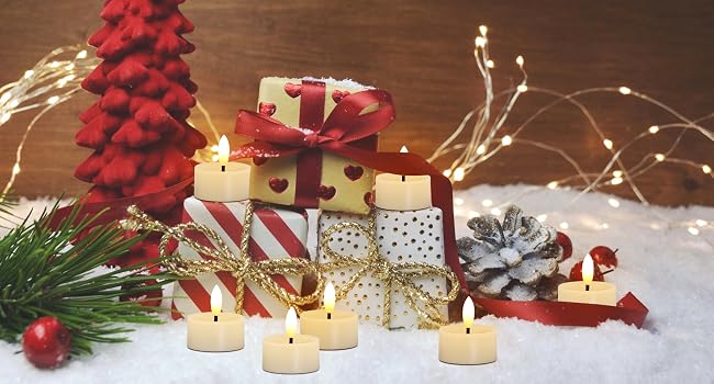 flameless tealight candles