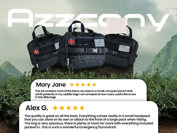 sling bag survival kit go bag complete camping gear set stuff for men be prepared survival kit