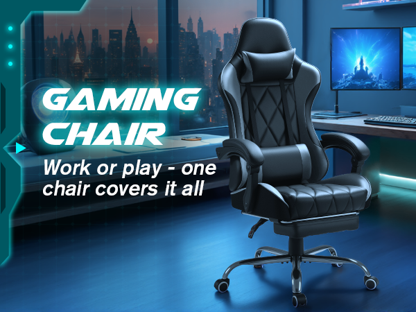 Homall Grey Gaming Chair
