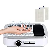 Ownsig Nail Dust Collector 80W Nail Vacuum Dust Collector for Acrylic Nails Rechargeable Nail Dus...