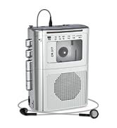 Portable Cassette Player Recorder with Bluetooth Transmitter, AM FM Walkman Cassette Player with ...