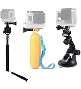 Action Camera Accessories Kit Compatible with Gopro Hero 13 12 11 10 9 8/AKASO EK7000/Brave 4/Bra...