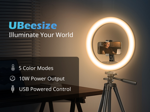 tripod with ring light