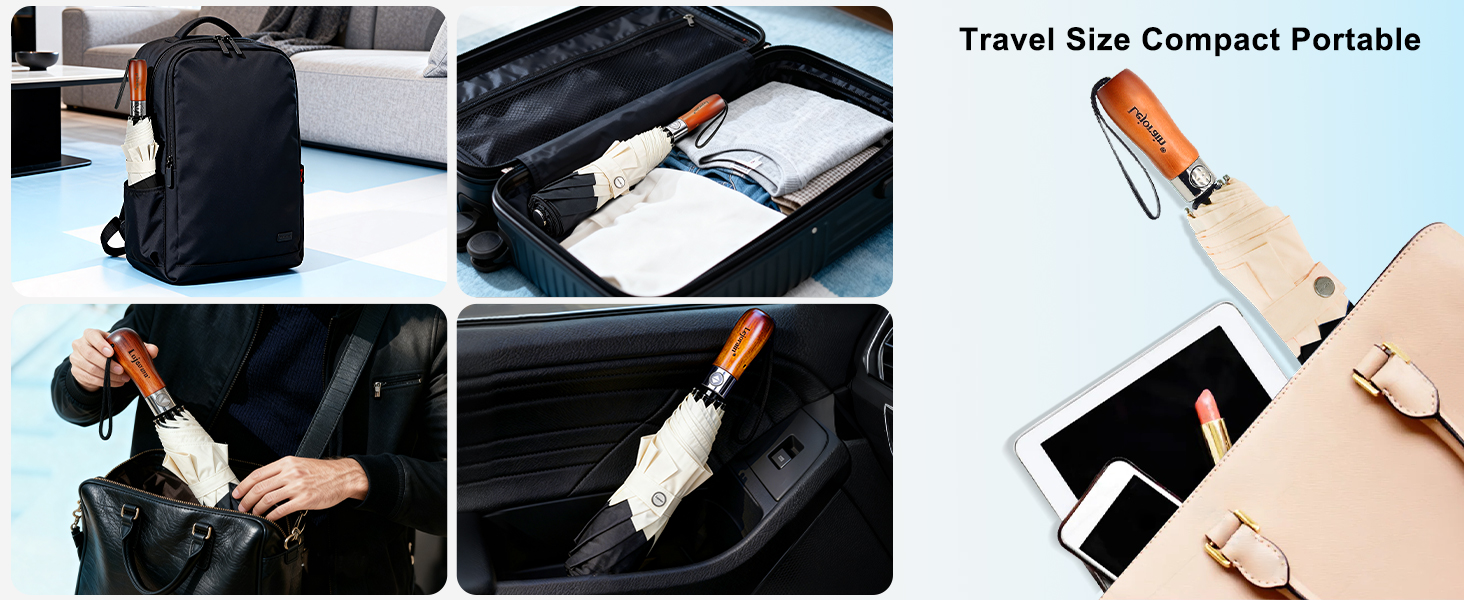 windproof travel umbrella