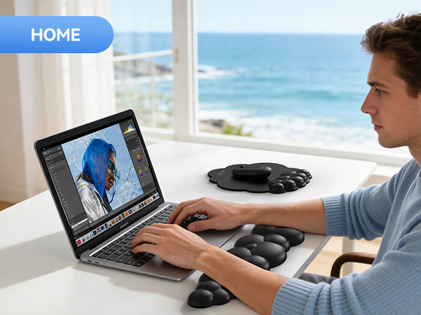 Cloud Wrist Rest &amp; Ergonomic Mouse Pad