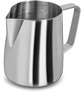 Milk Frothing Pitcher, 12 Oz Milk Frother Steamer Cup Stainless Steel Espresso Cup