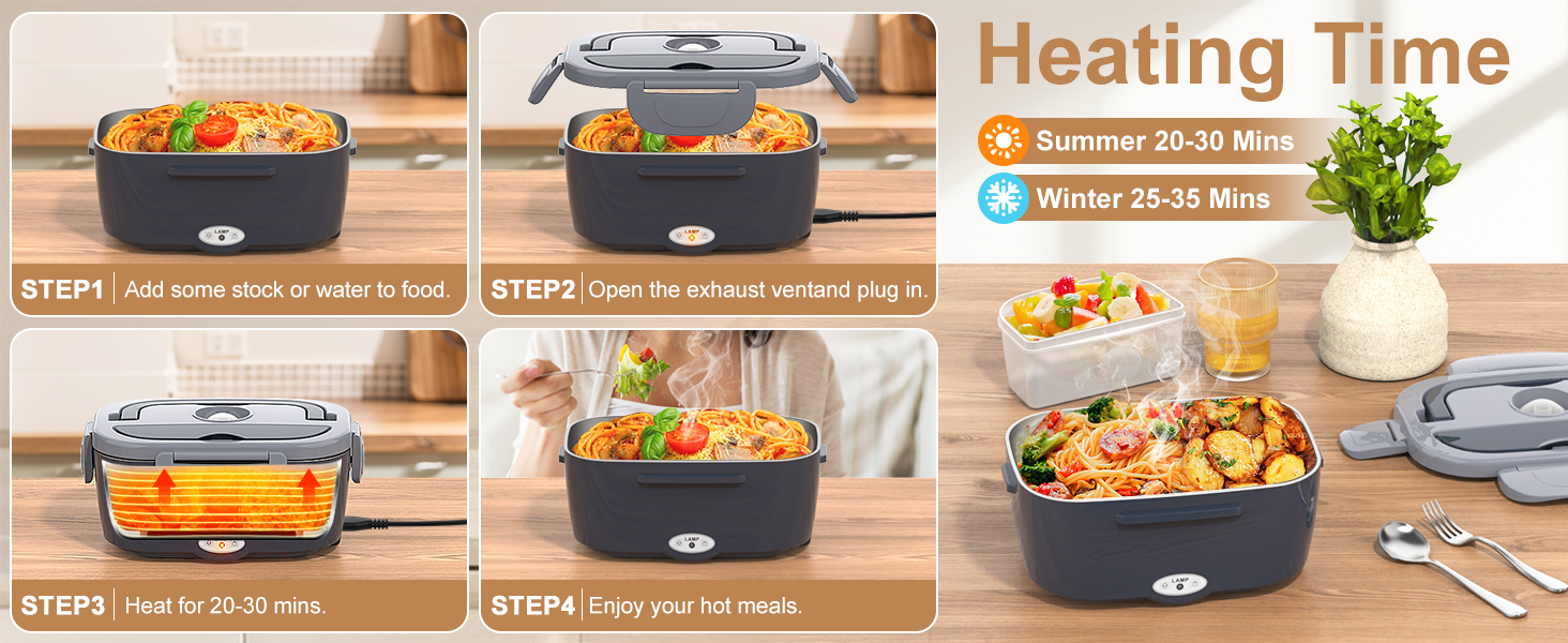 self heating lunch box