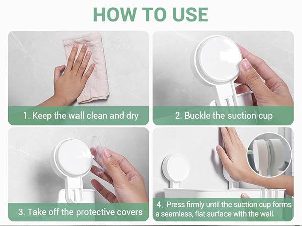 suction cup shower caddy
