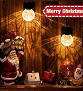 Solar Deck Lights, 8 Pack Solar Fence Lights, Cracked Glass Ball Lights