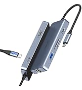 NewQ 140W USB C Hub, 4K@60Hz HDMI Dock, USBA 3.2, USBC 3.2, Gigabit Ethernet, PD-in 140W, 300mbps...