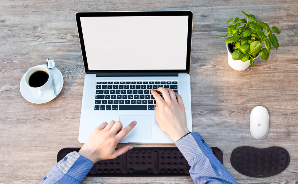 keyboard wrist rest and mouse wrist rest pad
