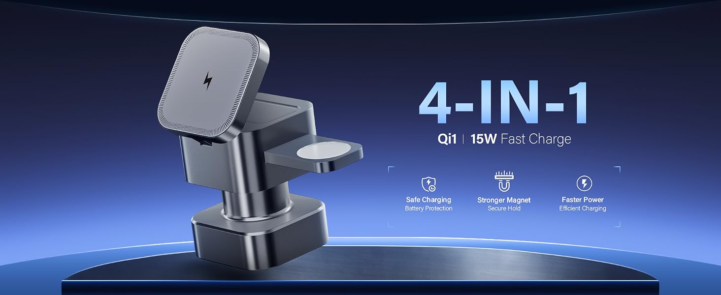 4 in 1 Wireless Charging Station