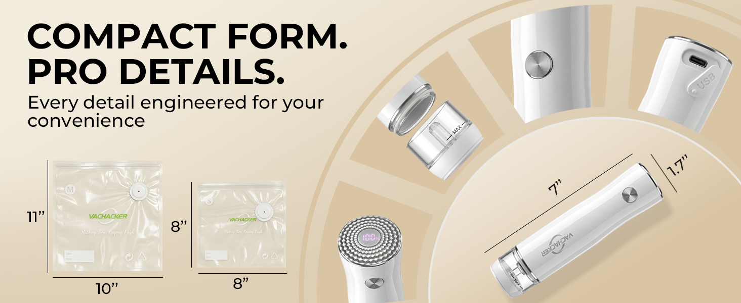 Mini bag sealer and reusable storage bags.