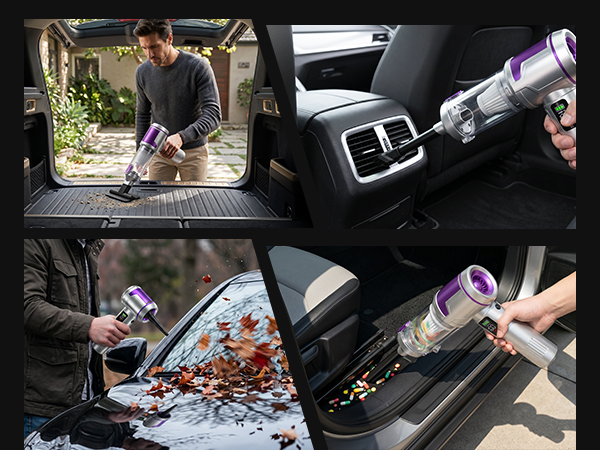 cordless handheld vacuum for car cleaning