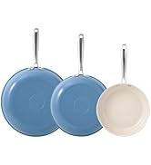 Redchef Non Stick Ceramic Frying Pan Set, Non Toxic Ceramic Pans for Cooking, 8