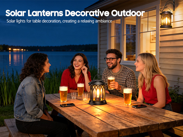 outdoor solar lights for yard decorative