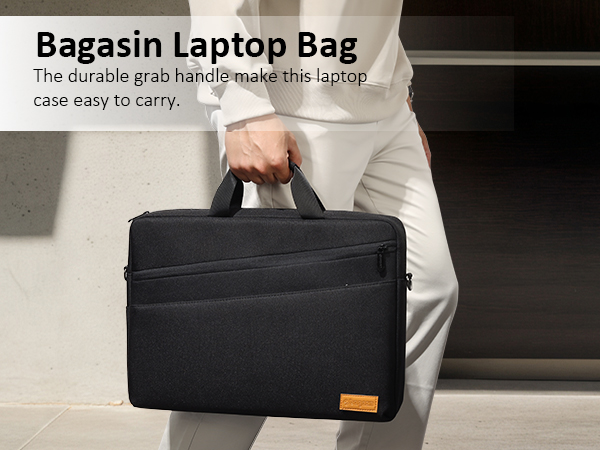 black laptop bag