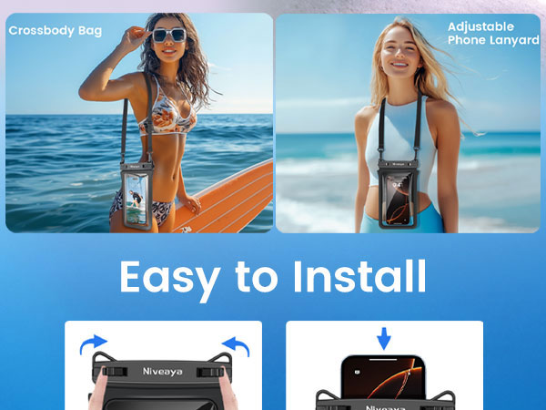 Double Space Waterproof Phone Pouch