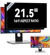 [2-Pack] 21.5 Inch Computer Privacy Screen Filter for 16:9 Widescreen Monitor, Removable Eye Prot...